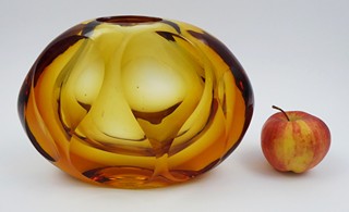 PAVEL HLAVA (1924-2003) - DESIGNOVÁ VÁZA - MOSER
