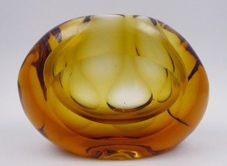 PAVEL HLAVA (1924-2003) - DESIGNOVÁ VÁZA - MOSER