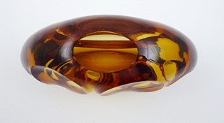 PAVEL HLAVA (1924-2003) - DESIGNOVÁ VÁZA - MOSER
