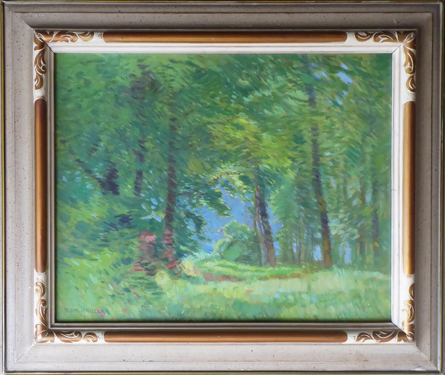 ROMAN HAVELKA (1877 - 1950) - LETNÍ NÁLADA V PODYJÍ
