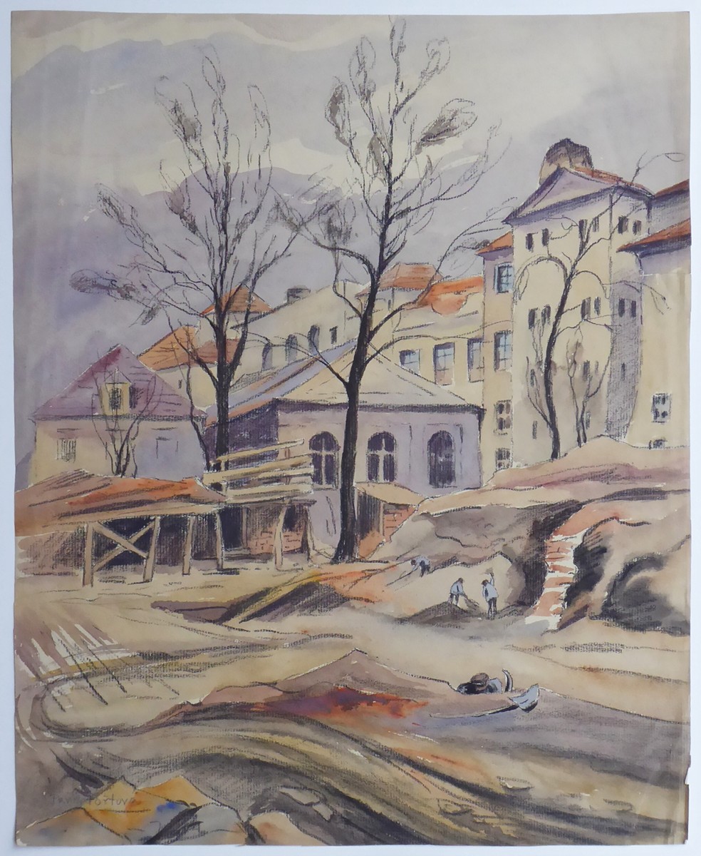 PAVLA FOŘTOVÁ ŠÁMALOVÁ (1886 - 1974) - TYRŠŮV DŮM V PRAZE