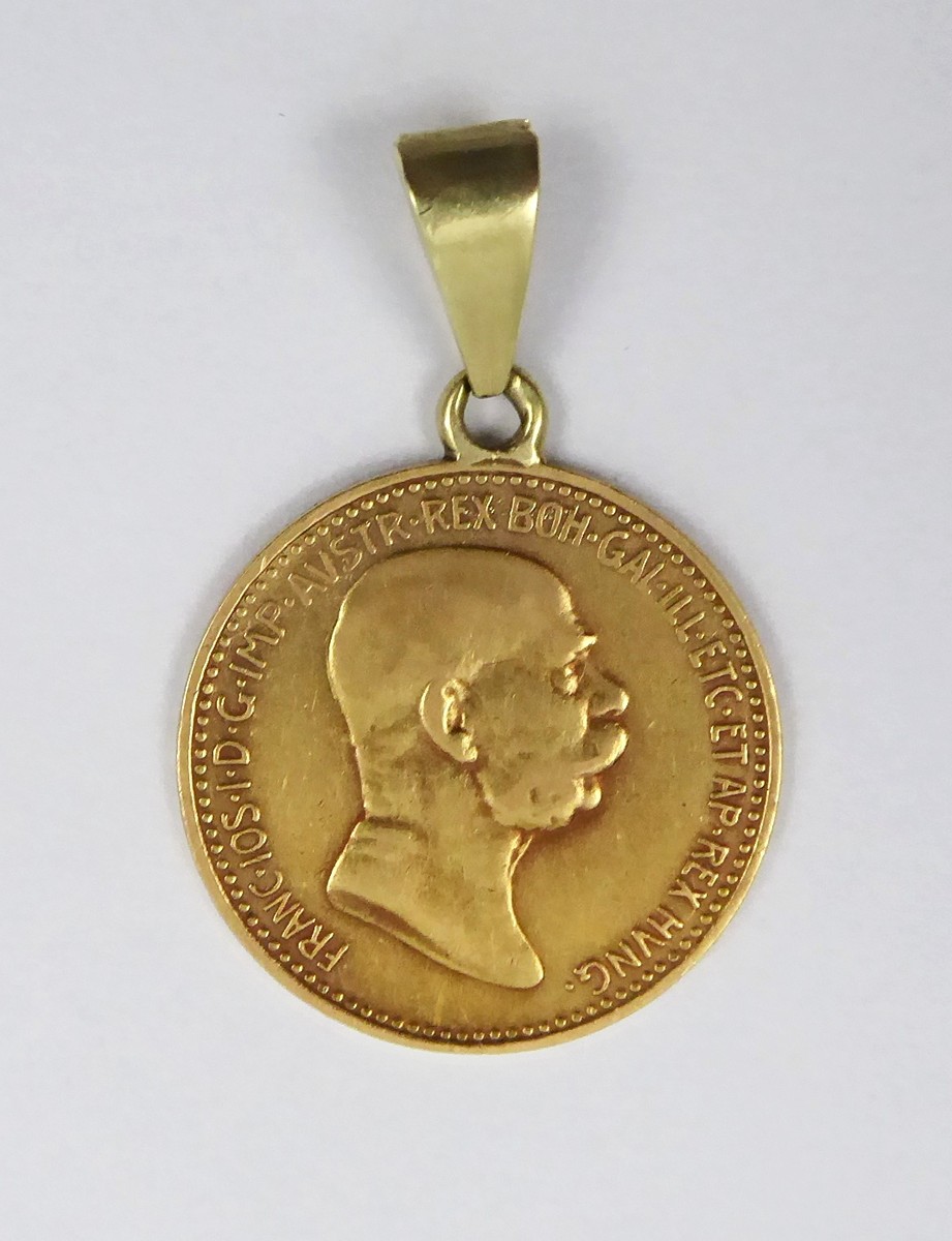 ZLATÁ DESETIKORUNA ROK 1909 - FRANTIŠEK JOSEF I. (1848 - 1916)