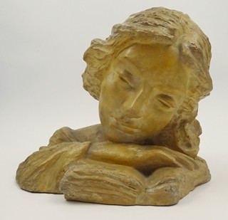 LUISA ČERNOVICKÁ (1903 - 2008) - SNÍCÍ DÍVKA (ČTENÁŘKA)