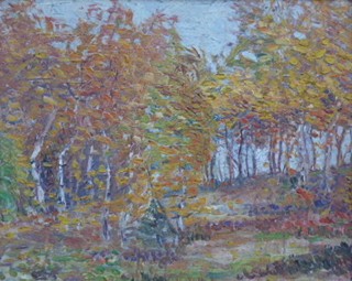 FRANTIŠEK ŠKRABÁNEK (1901 - 1940) - BŘÍZY NA PODZIM