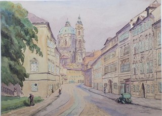 PAVLA FOŘTOVÁ ŠÁMALOVÁ (1886 - 1974) - KARMELITSKÁ ULICE V PRAZE