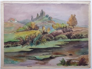 PAVLA FOŘTOVÁ ŠÁMALOVÁ (1886 - 1974) - HRAD MICHALOVICE