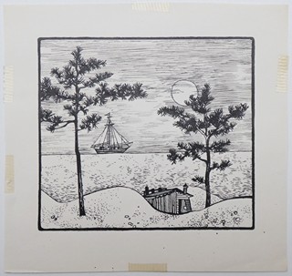 JITKA KOLÍNSKÁ (1930 - 1992) - PLACHETNICE ZA SVITU MĚSÍCE