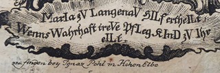 IGNAZ POHL (1766 - 1846) - SVATÝ OBRÁZEK - PANNA MARIE Z LÁNOVA (LANGENAU)