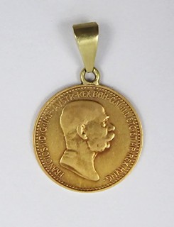 ZLATÁ DESETIKORUNA ROK 1909 - FRANTIŠEK JOSEF I. (1848 - 1916)