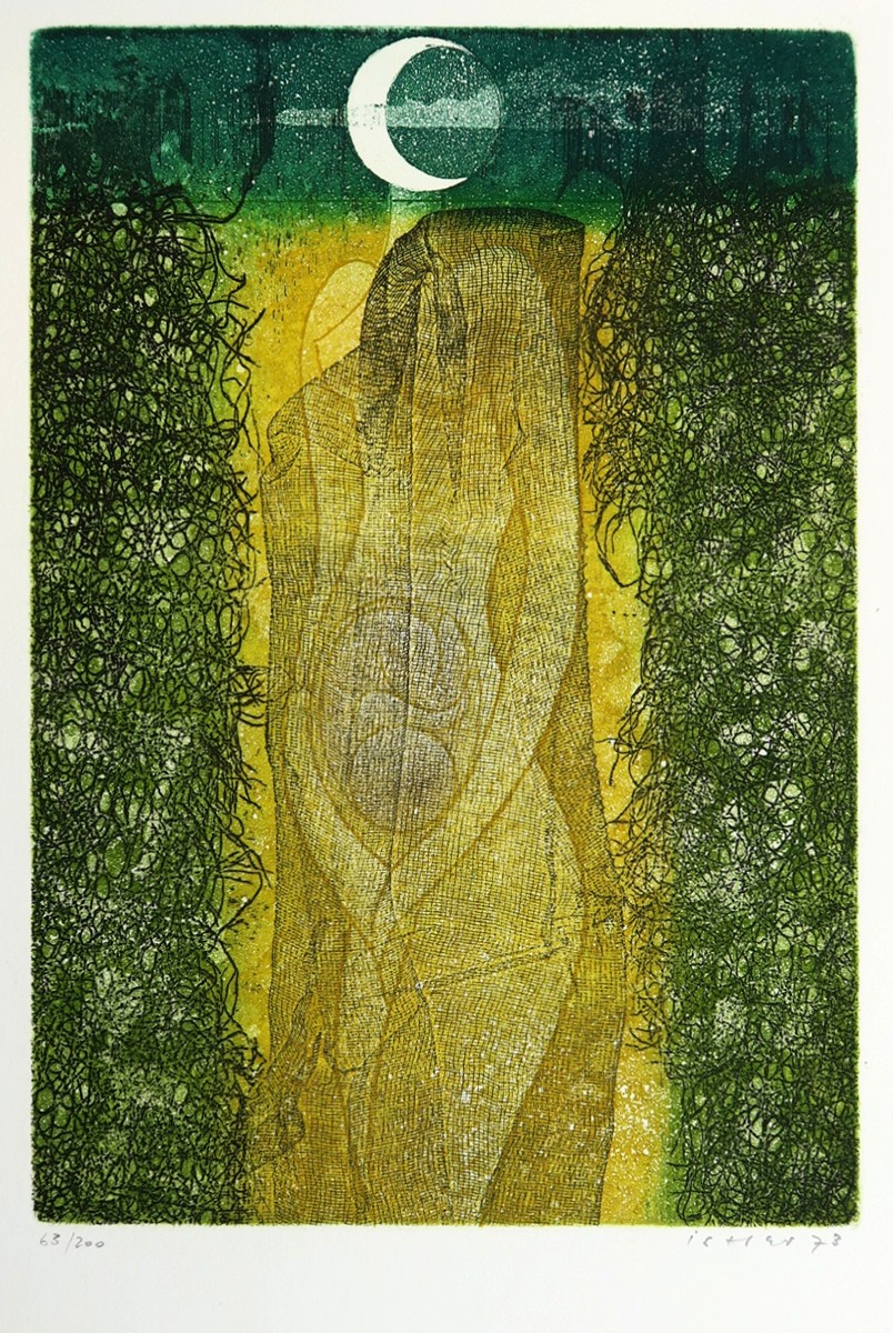 Josef Istler (1919 - 2000) - Pastýřka putující v dubnu