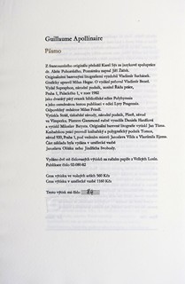 Vladimír Suchánek (1933 - 2021) - G. Apollinaire: Pásmo