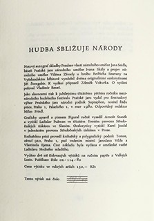 Jiří Švengsbír (1921 - 1983) - Hudba sbližuje národy (Pražské jaro)