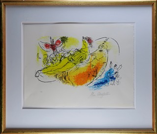 Marc Chagall (1887 - 1985) - L´accordéoniste