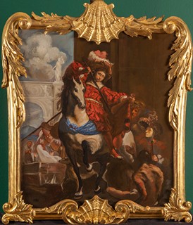 Karel Škréta (1610 - 1674) - Svatý Martin dělící se o plášť