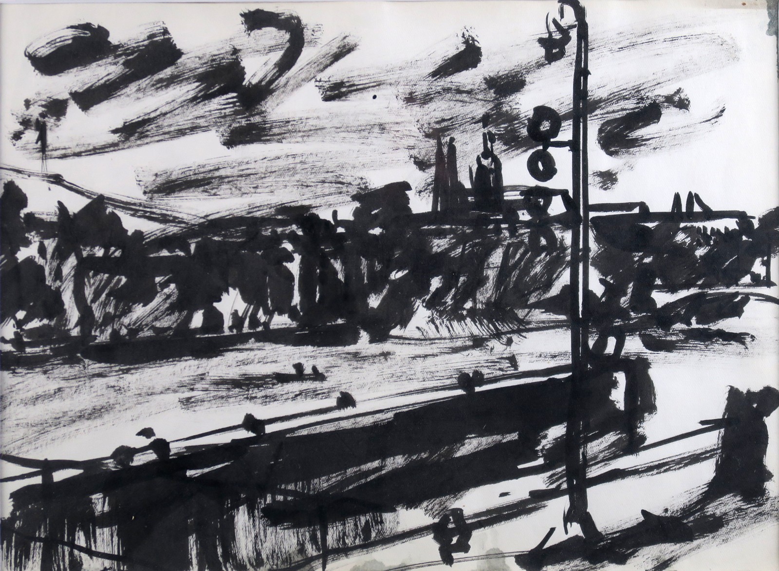 Jiří Balcar (1929 - 1968) - Pražský hrad z nábřeží