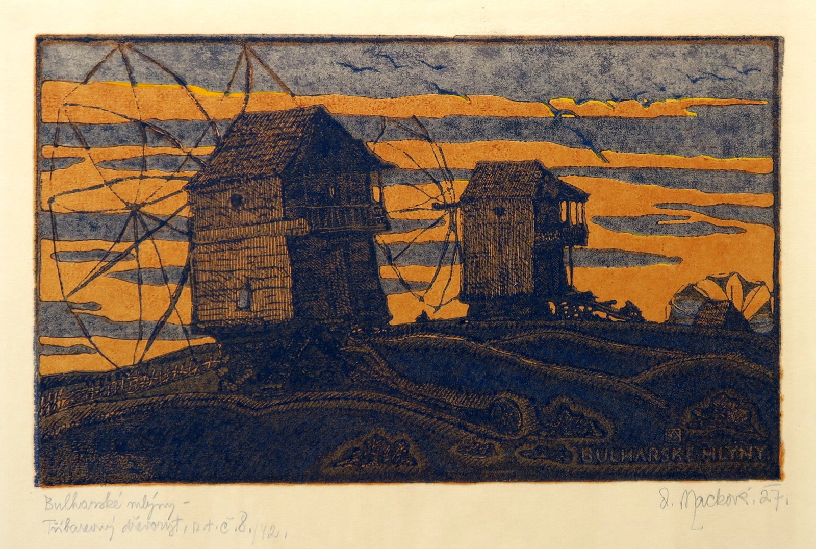 Anna Macková (1887 - 1969) - Bulharské mlýny
