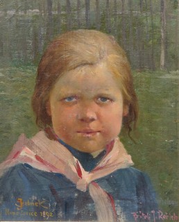 Josef Jelínek (1871 - 1945) - Portrét dívky