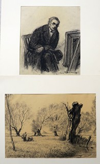 Arno Nauman (1887 - 1959) - konvolut 4 kreseb a grafik