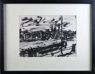Jiří Balcar (1929 - 1968) - Pražský hrad z nábřeží