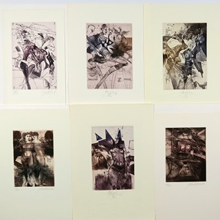 Jiří Brázda (1952) - 30 ks. Ex libris