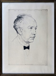 Emil Orlik (1870 - 1932) - Portrét Richarda Strausse
