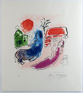 Marc Chagall (1887 - 1985) - Mateřství s kentaurem