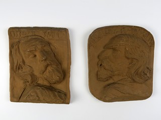 František Bílek (1872 - 1941) - Portréty M. Tyrše, J. Fügnera, Jana Husa a Žižky z Trocnova