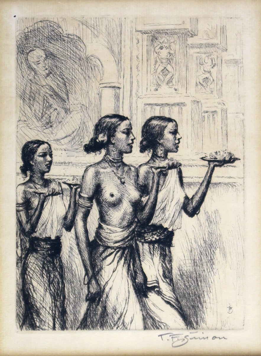 František Tavík Šimon (1877 - 1942) - Vstup do chrámu