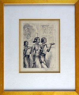 František Tavík Šimon (1877 - 1942) - Vstup do chrámu