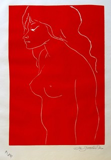 Ota Janeček (1919 - 1996) - Stojící dívka