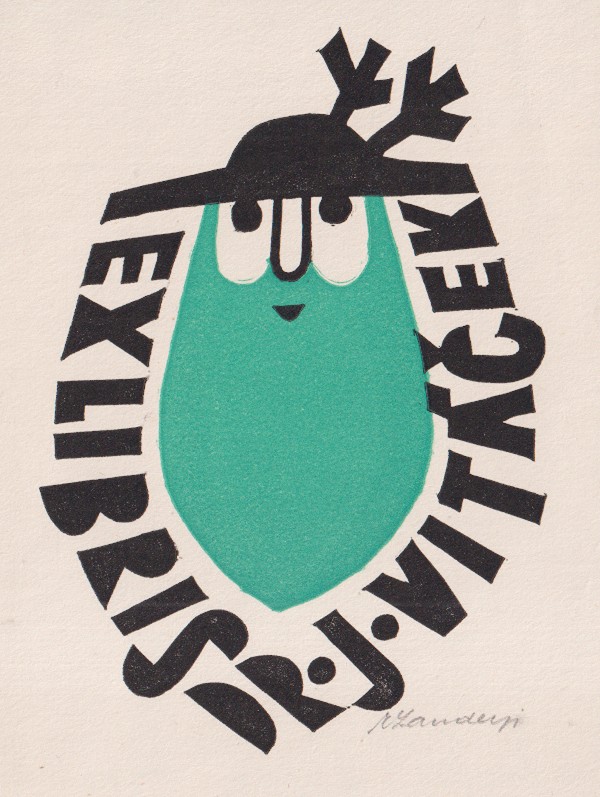 Richard Lander (1904 - 1982) - Exlibris Dr. J. Vitáček