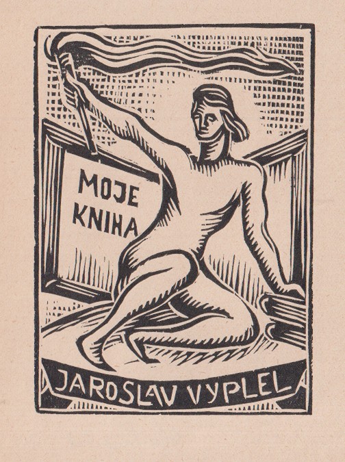 Joža Kubíček (1890 - 1972) - Exlibris Jaroslav Vyplel