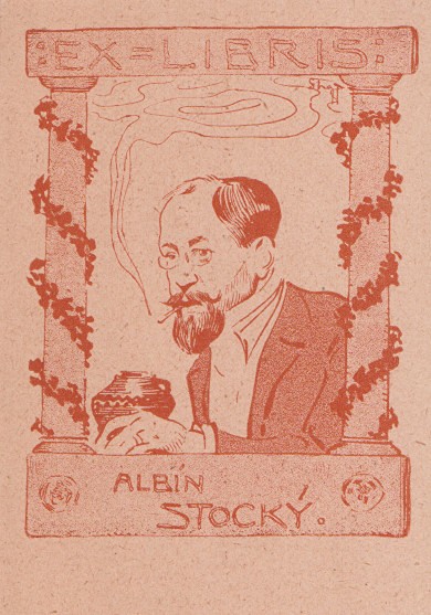 Karel Stroff (1881 - 1929) - Exlibris Albín Stocký