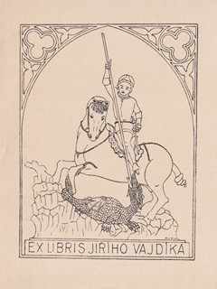 Karel Jaroslav Obrátil (1866 - 1945) -  Exlibris Jiřího Vajdíka