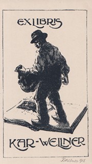 Karel Wellner (1875 - 1926) -  Exlibris Kar. Wellner