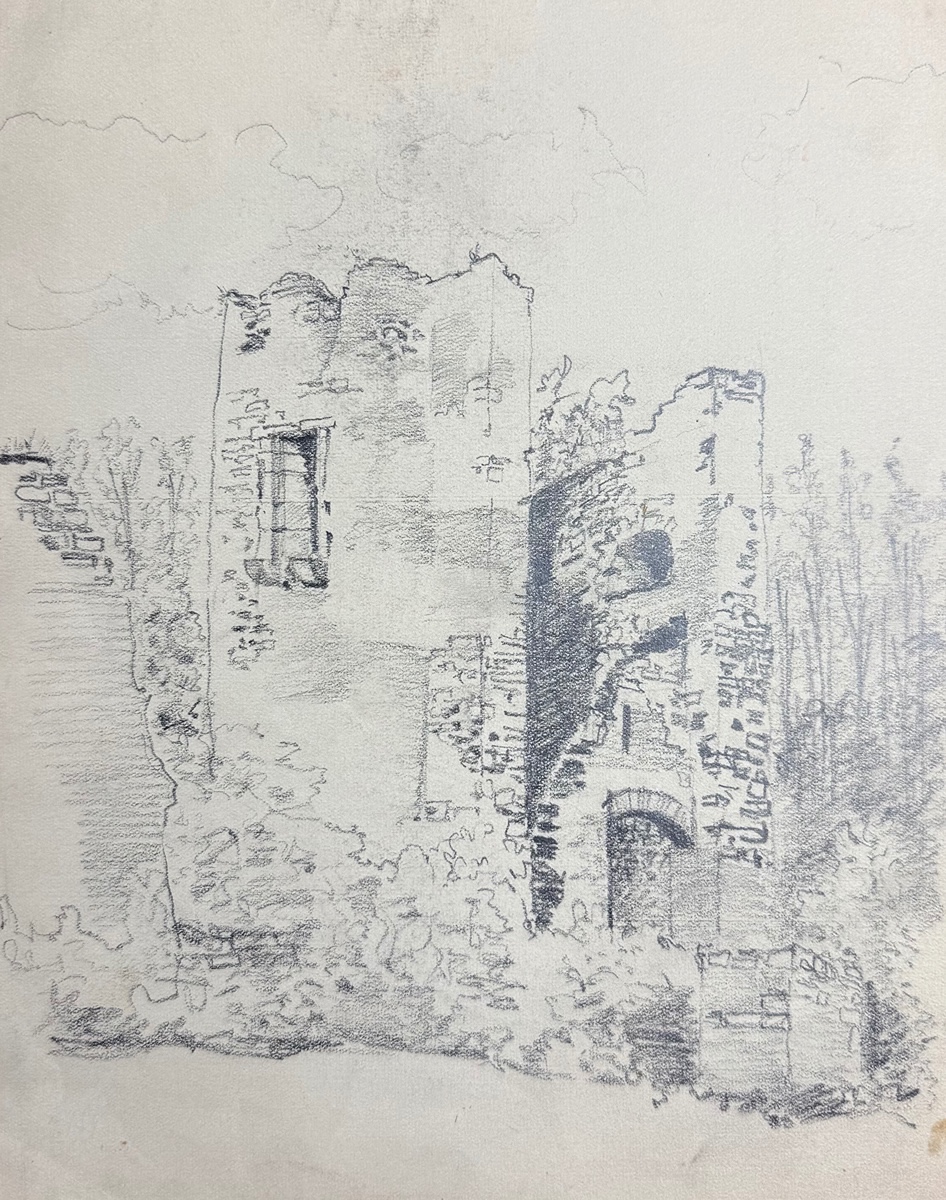 Vojtěch Tittelbach (1900 - 1971) - Zřícenina hradu Ralsko