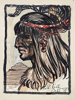 Oplt Ladislav (1937 - 2024) - Portrét Romula Augustula