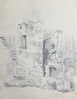 Vojtěch Tittelbach (1900 - 1971) - Zřícenina hradu Ralsko