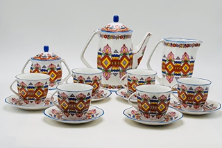 Pavel Janák (1882 - 1956) - čajový servis pro 6 osob