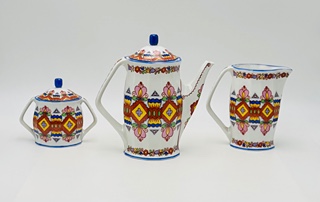 Pavel Janák (1882 - 1956) - čajový servis pro 6 osob