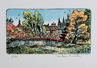 Entler Milan (1948) - Pražský motiv