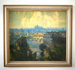 Jaroslav Šetelík, 1881 – 1955 - Pohled na Prahu