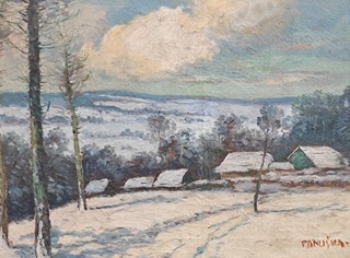 Jaroslav Panuška, 1872 - 1958 - Zimní krajina