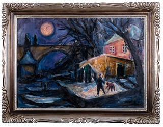 František Emler (1912 - 1992) - Zima v Praze