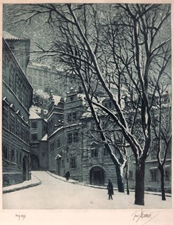 Josef Vaic  - Zasněžená Praha