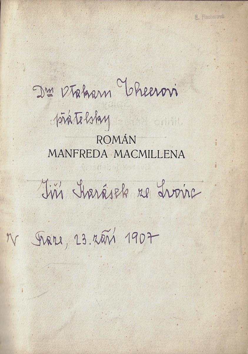 ze Lvovic Jiří Karásek (1871 - 1951) - Román Manfreda Macmillena / Jiří Karásek ze Lvovic