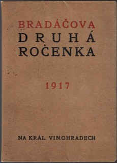 Ludvík Bradáč (1885 - 1947) - Bradáčova druhá ročenka / lept Vratislav Hugo Brunner