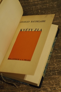 Jan Rajman (1892 - 1965) - Květy zla / Charles Baudelaire ; vazba Jenda Rajman