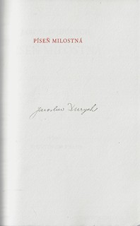 Jindřich Svoboda (1909 - 2001) - Píseň milostná / Jaroslav Durych ; vazba Jindřich Svoboda