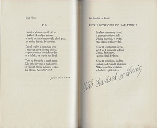 Petr Bezruč (1867 - 1958) - Pozdravy Petru Bezručovi